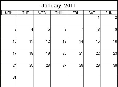 Free Online Printable Calendar 2011 on Free Printable Calendar For Appointment Scheduling
