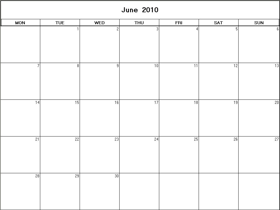 blank calendars to print. printable lank calendar image